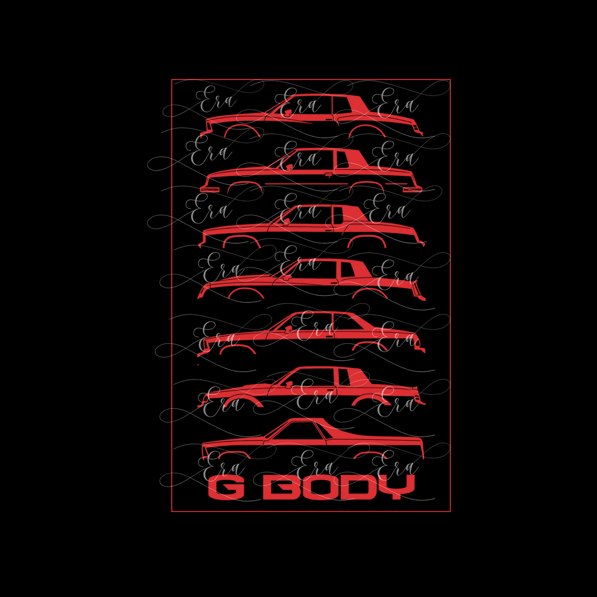 1978-1988 Gbody Silhouette Tshirt