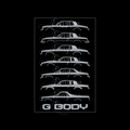 1978-1988 Gbody Silhouette Tshirt